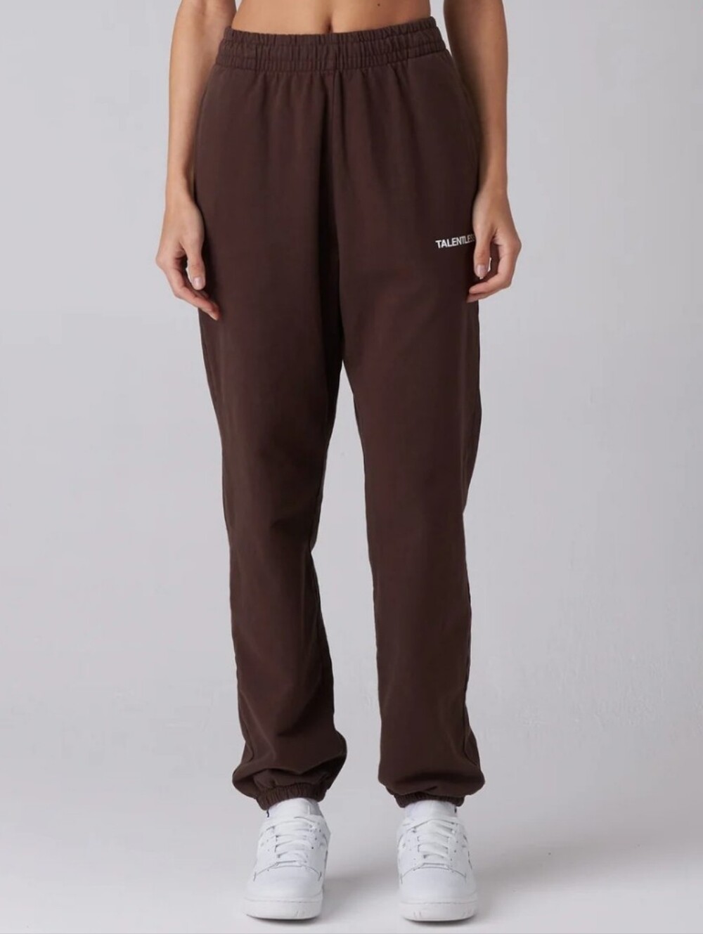 TALENTLESS Lightweight Coco Brown Unisex Joggers Sweatpants Streetwear Neutral